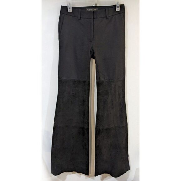 Nwt Rachel Zoe | Gigi Suede Flare Pants - Picture 6 of 14